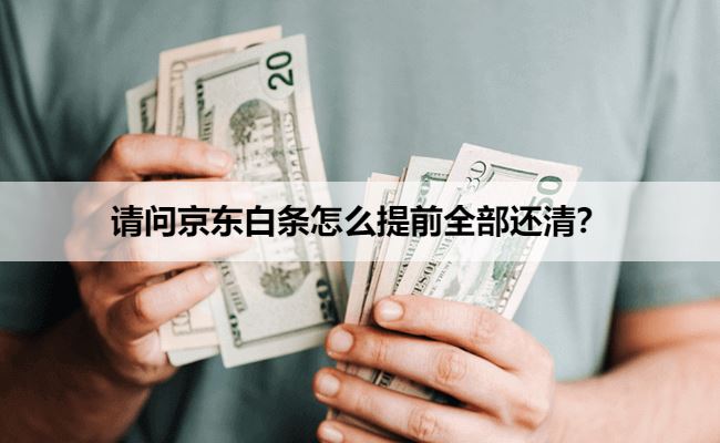 请问京东白条怎么提前全部还清？图解白条提前结清流程