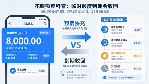花呗额度快充与固定提额对比说明