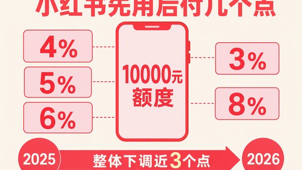 小红书先用后付点位对照示意图