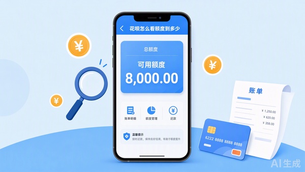 花呗怎么看额度到多少，3个入口查看总额度与可用额度